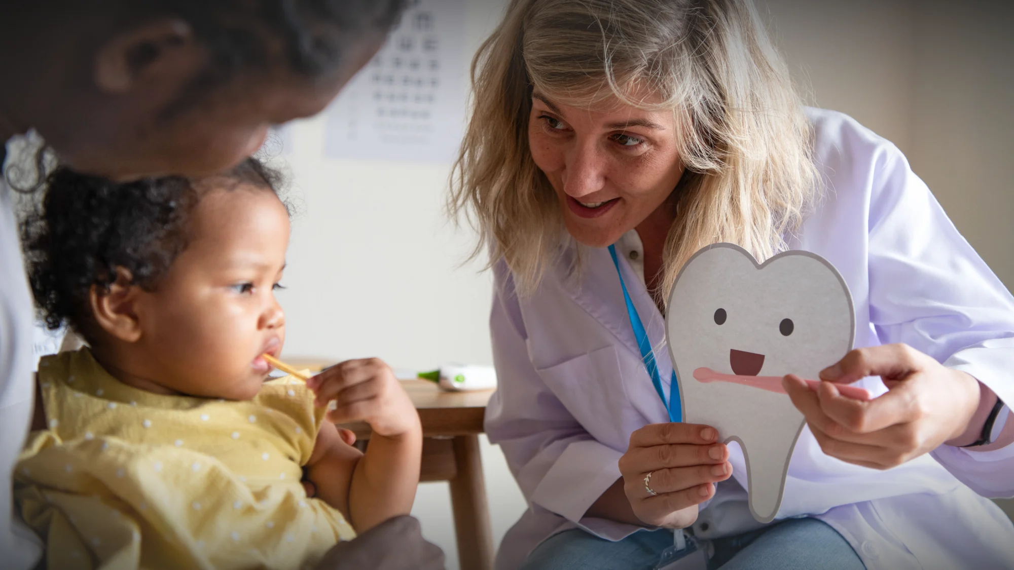 Young child in dental chair receiving care at Pediatric Dentistry in San Diego CA.